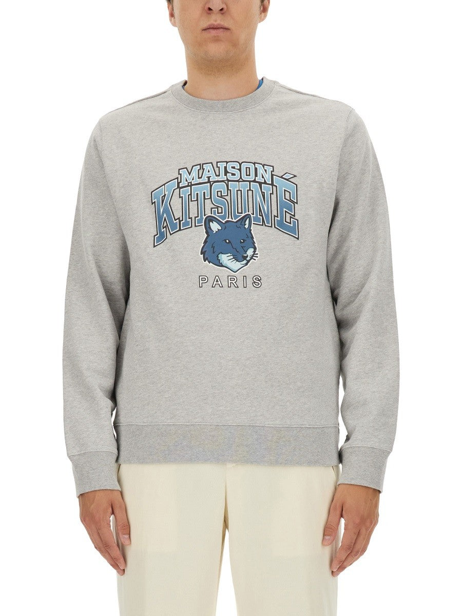 SWEATSHIRT WITH LOGO PRINT