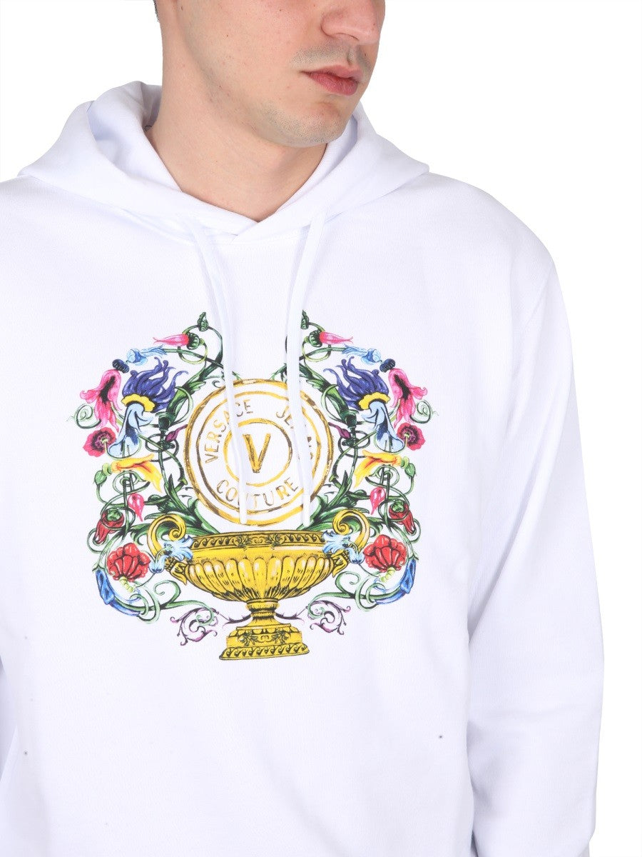 SWEATSHIRT WITH LOGO PRINT