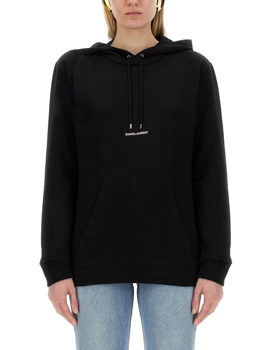SWEATSHIRT WITH LOGO PRINT