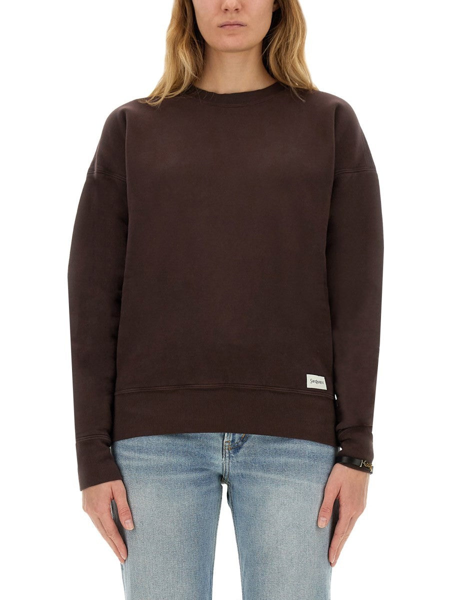 Saint Laurent - SWEATSHIRT WITH LOGO sweatshirt-with-logo_0424d92c-3e7a-478a-bf54-728d6ac1d465