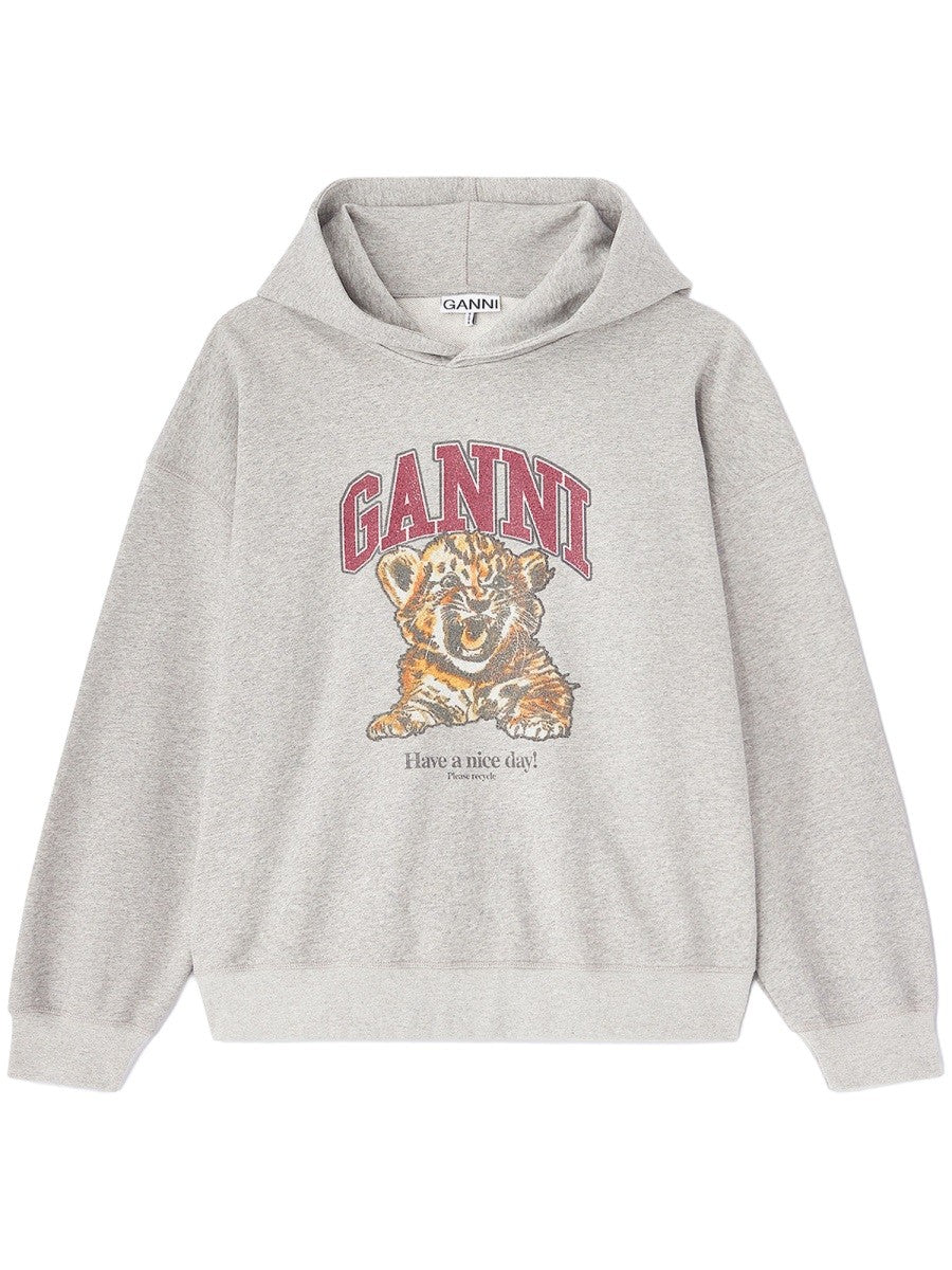 GANNI - SWEATSHIRT WITH LOGO sweatshirt-with-logo_3a150377-28f4-4141-9280-a42f875f91ed
