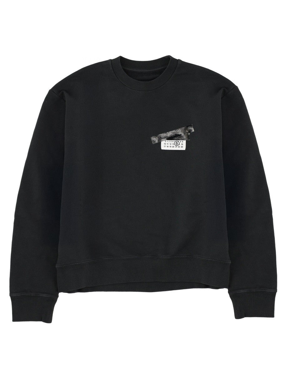MM6 MAISON MARGIELA MM6 MAISON MARGIELA - SWEATSHIRT WITH LOGO