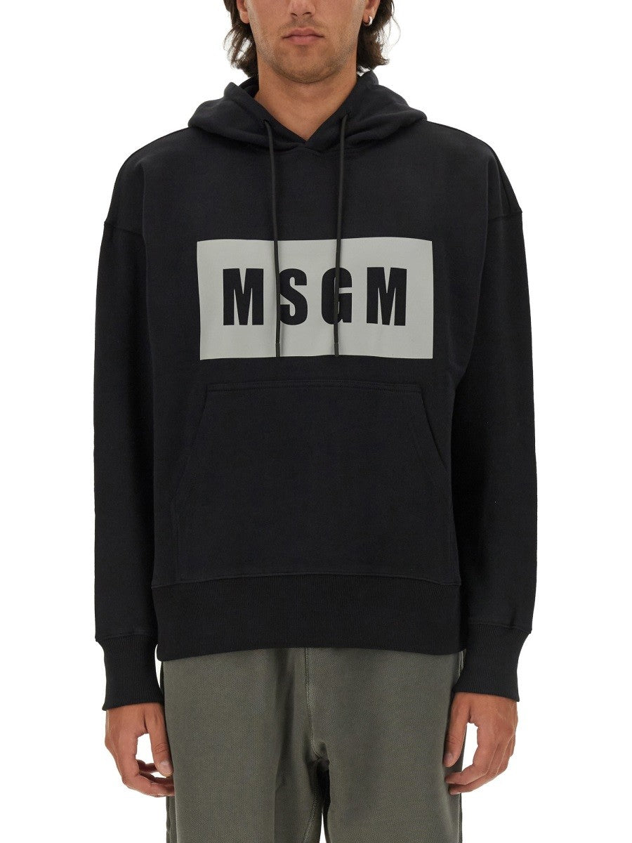 msgm - SWEATSHIRT WITH LOGO sweatshirt-with-logo_73c9b8ce-b2d1-46b2-803b-44c980f41931