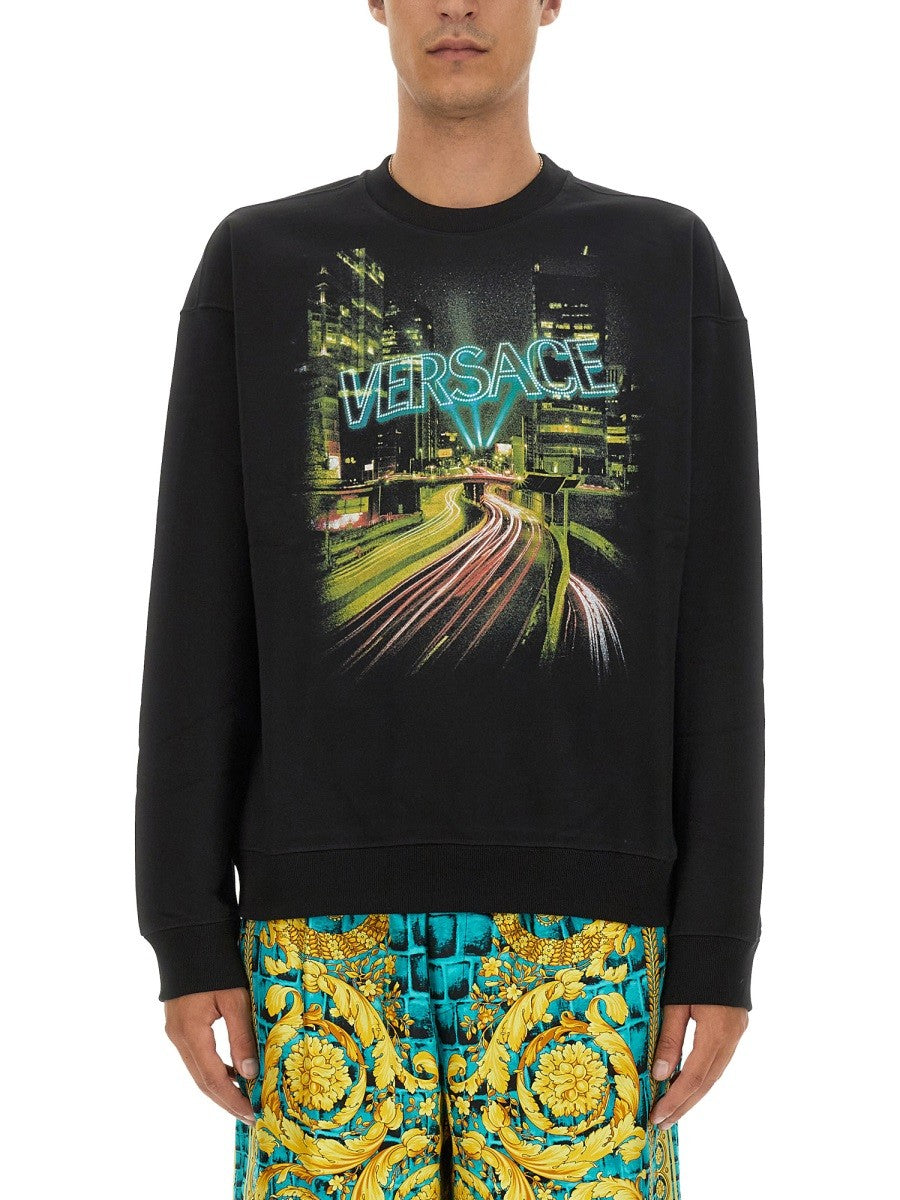 Versace - SWEATSHIRT WITH LOGO sweatshirt-with-logo_7cb45f3d-ff4f-47cd-a129-92b316fbc2ae