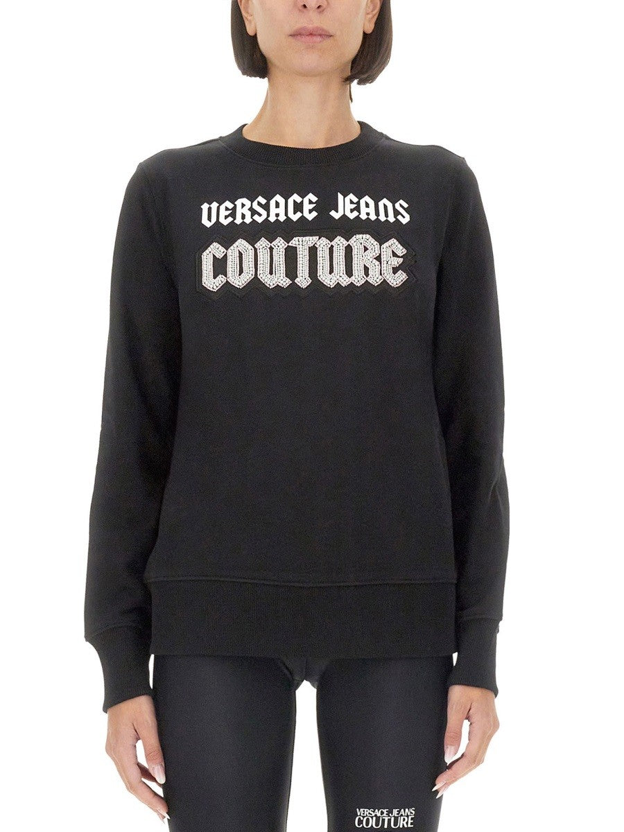 Versace Jeans Couture - SWEATSHIRT WITH LOGO sweatshirt-with-logo_8117b358-e3fc-4eb6-bd60-7fc53ce70cf6