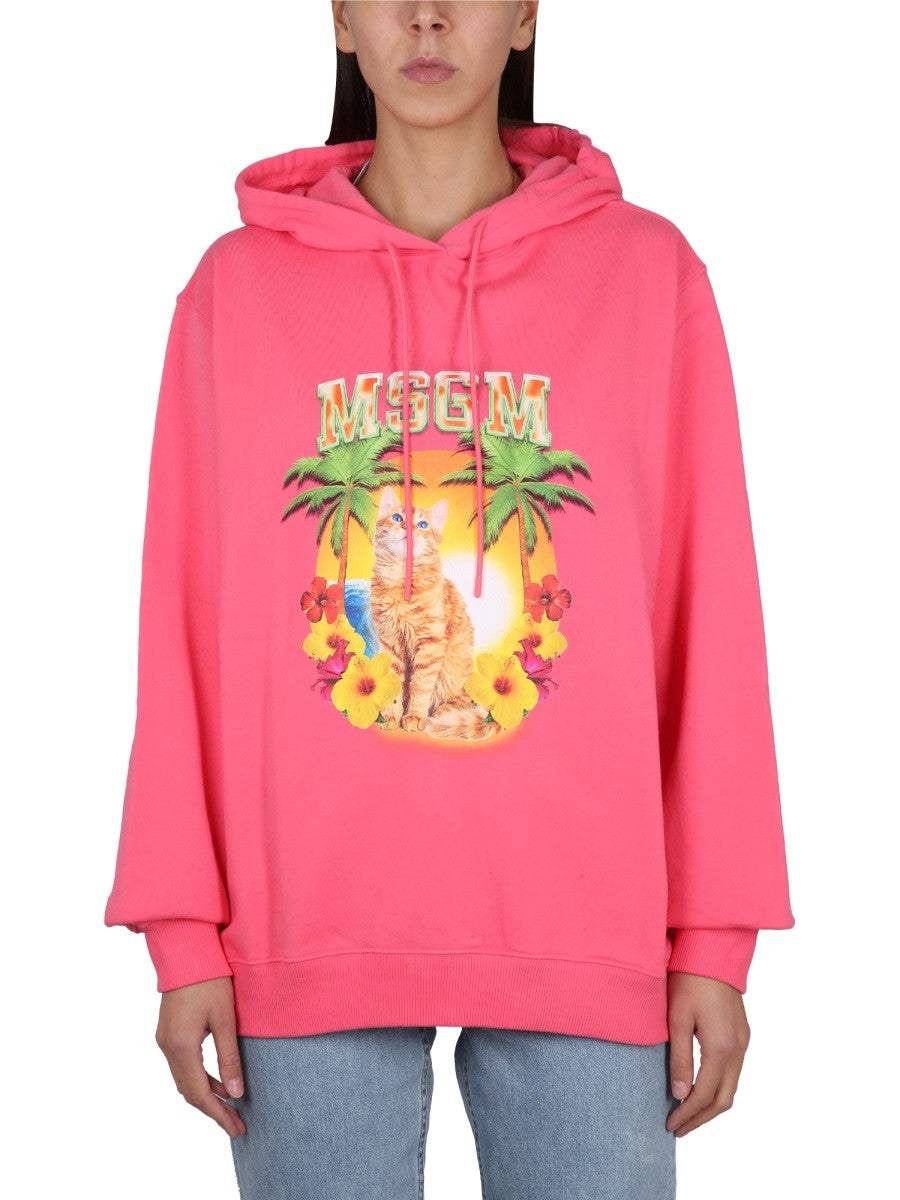 msgm msgm - SWEATSHIRT WITH LOGO