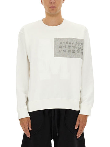 MM6 MAISON MARGIELA - SWEATSHIRT WITH LOGO sweatshirt-with-logo_afb43077-e280-4e5c-9615-5a75003745df