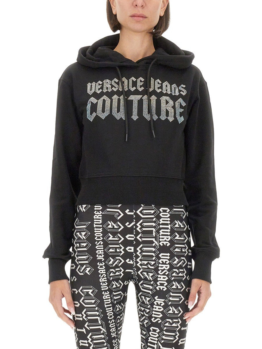 Versace Jeans Couture - SWEATSHIRT WITH LOGO sweatshirt-with-logo_c20a975e-71ce-4a3d-b2ab-e6481dccfc1a