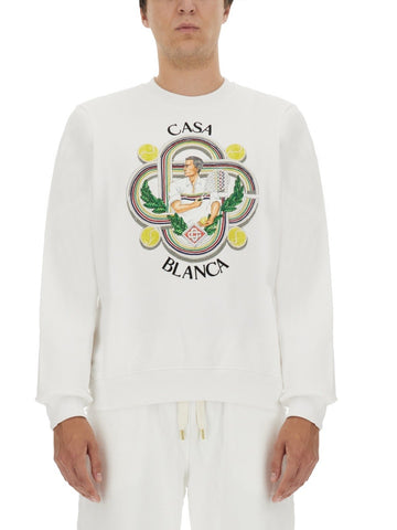 CASABLANCA - SWEATSHIRT WITH LOGO sweatshirt-with-logo_e0b46ab2-0650-498c-9ea7-76768df38799
