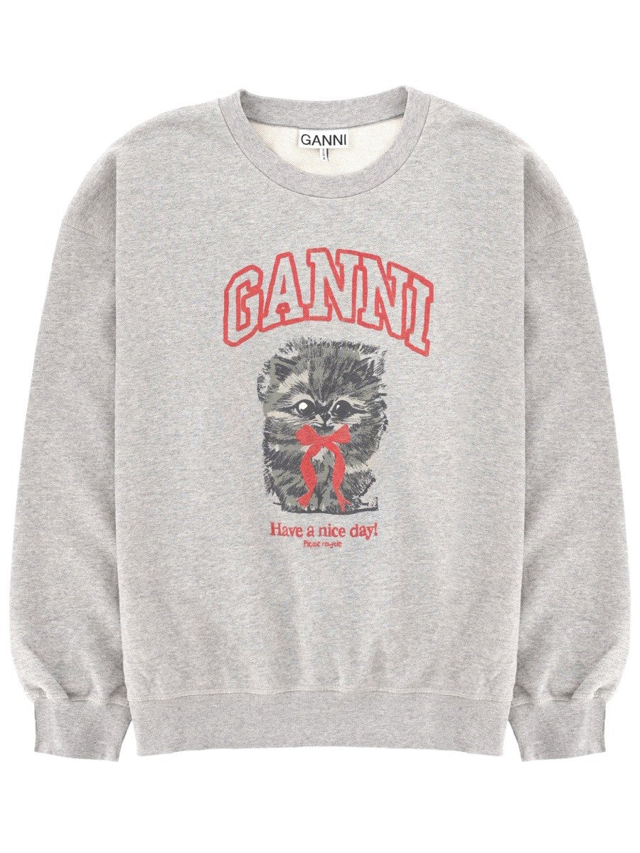 GANNI - SWEATSHIRT WITH PRINT sweatshirt-with-print_3e6b9e70-7398-4f73-add3-58ee969d6bf9