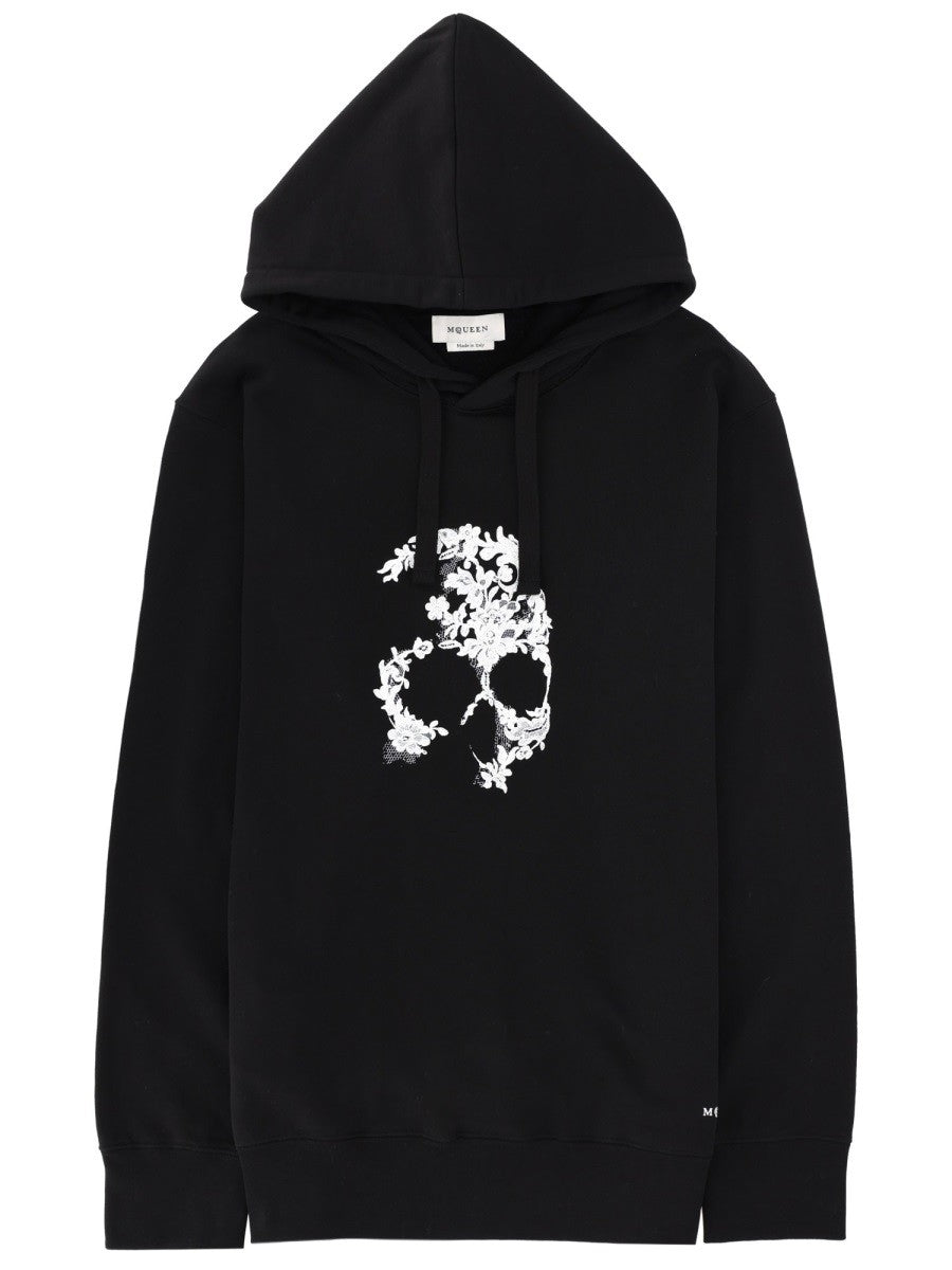 Alexander Mcqueen Alexander Mcqueen - SWEATSHIRT WITH "SKULL MOTIF"