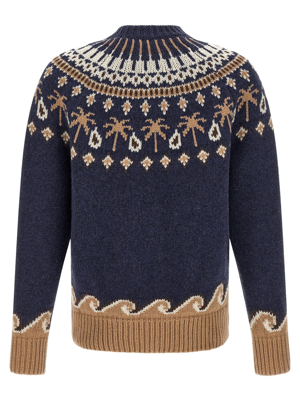 ALANUI - 'Sweet Winter' Fair Isle Wool Sweater