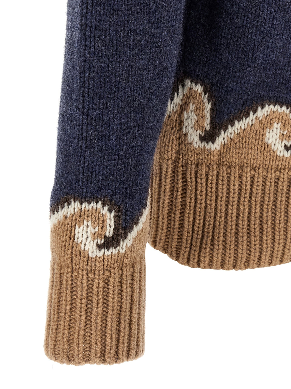 ALANUI - 'Sweet Winter' Fair Isle Wool Sweater