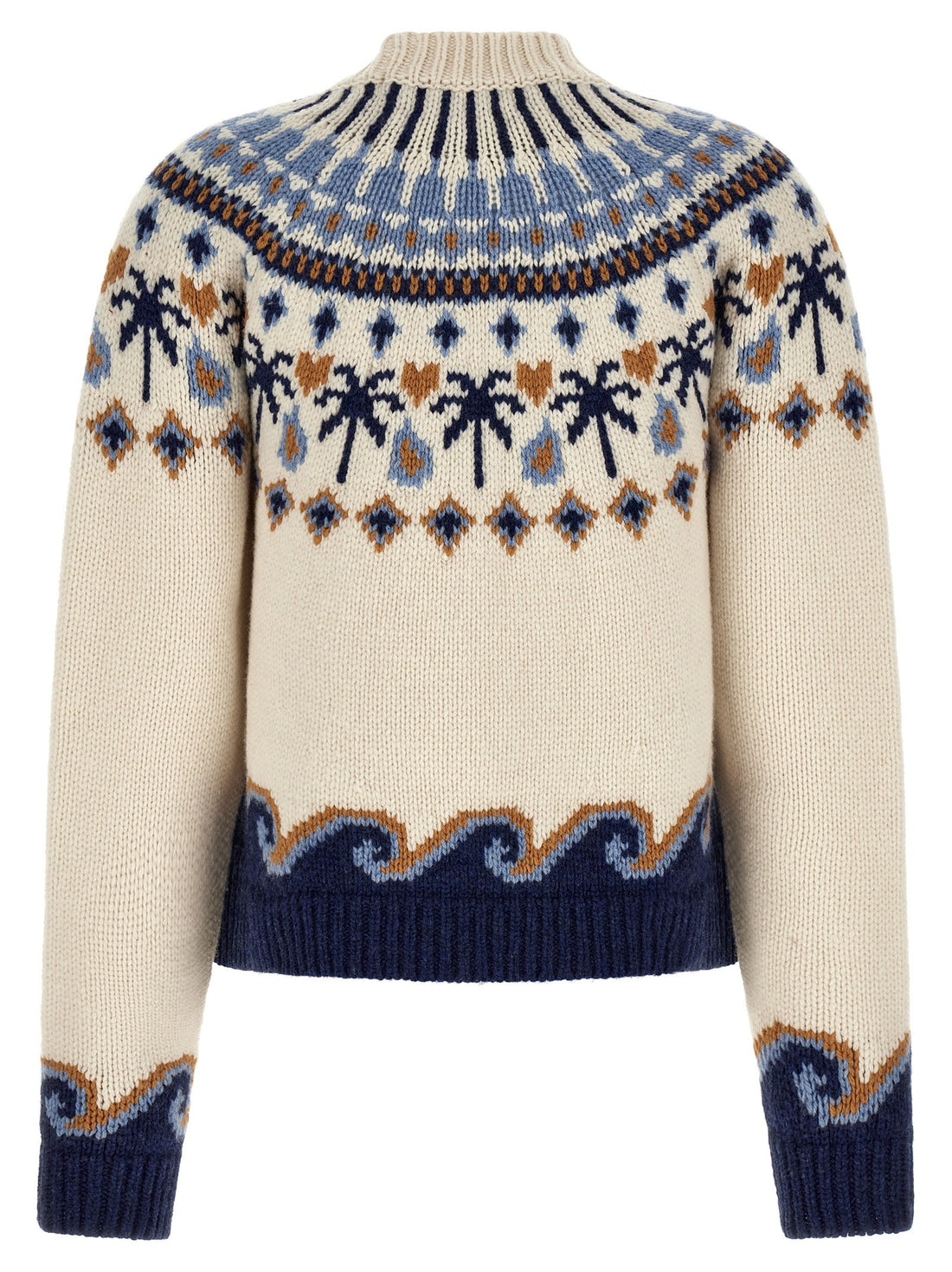 ALANUI - 'Sweet Winter' Fair Isle Wool Sweater MULTICOLOR