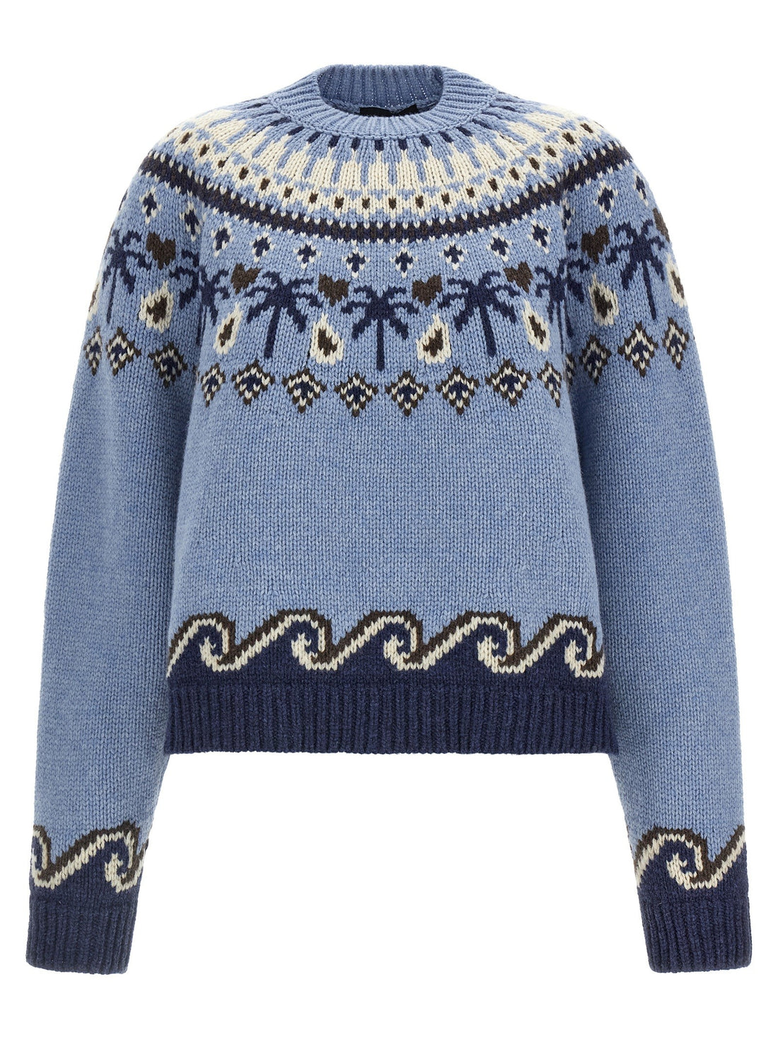 ALANUI - 'Sweet Winter' sweater Light Blue