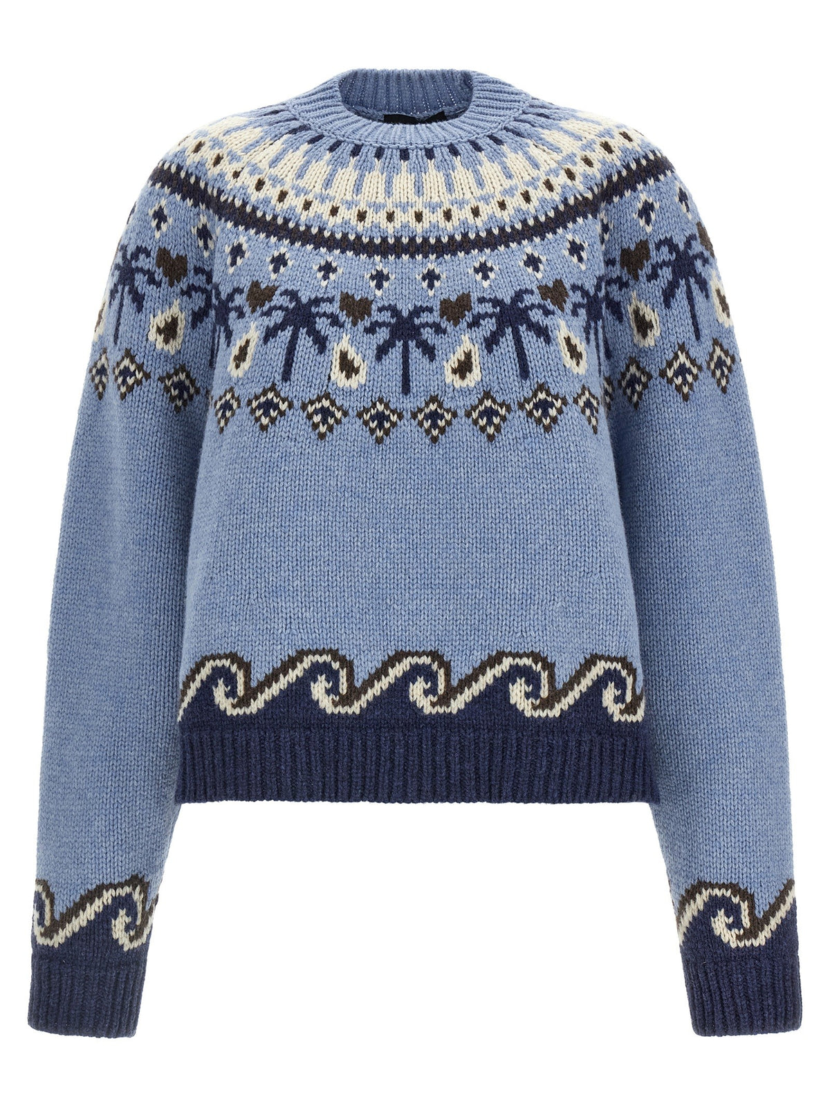 ALANUI - 'Sweet Winter' sweater Light Blue