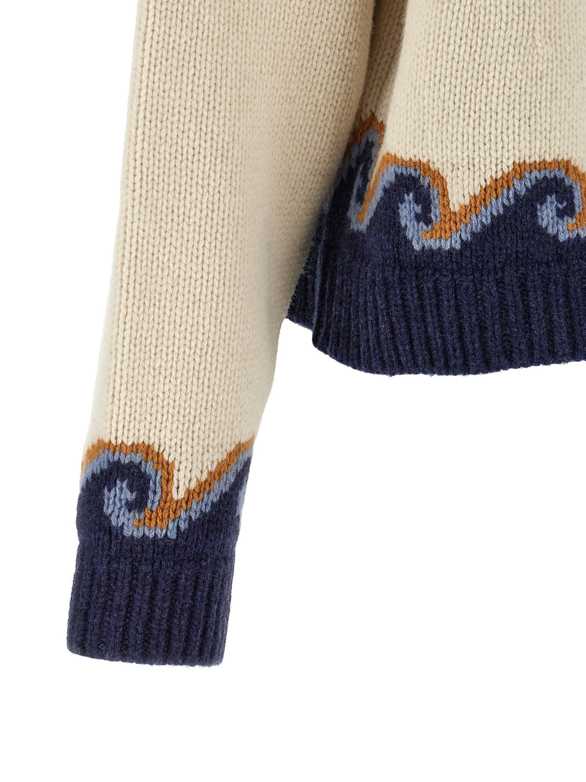 ALANUI - 'Sweet Winter' Fair Isle Turtleneck Virgin Wool Sweater