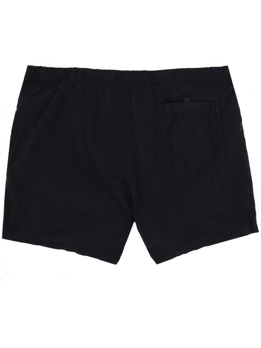 SWIMSUIT WITH LOGO PATCH