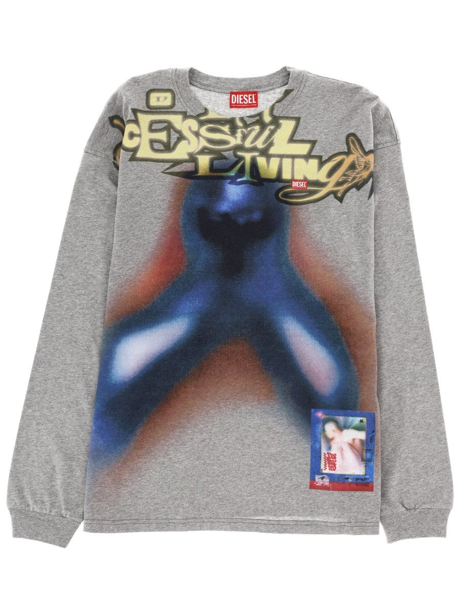 Diesel - "T-BOXT-LS-V1" SWEATSHIRT t-boxt-ls-v1-sweatshirt