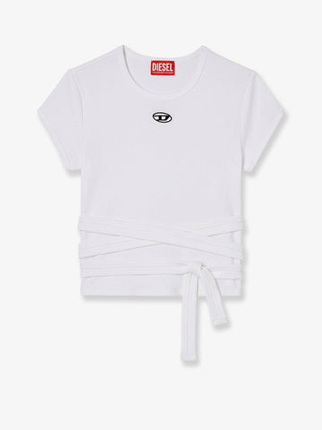Diesel - T-BUNNY-TAIL- S1 cotton T-shirt with tie bands t-bunny-tail-s1-cotton-t-shirt-with-tie-bands_a049ee59-71a5-4f19-81b4-a81e1c0df560