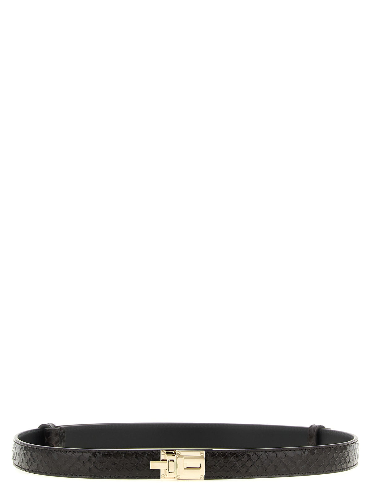 TOM FORD - 'T Latch' belt Brown