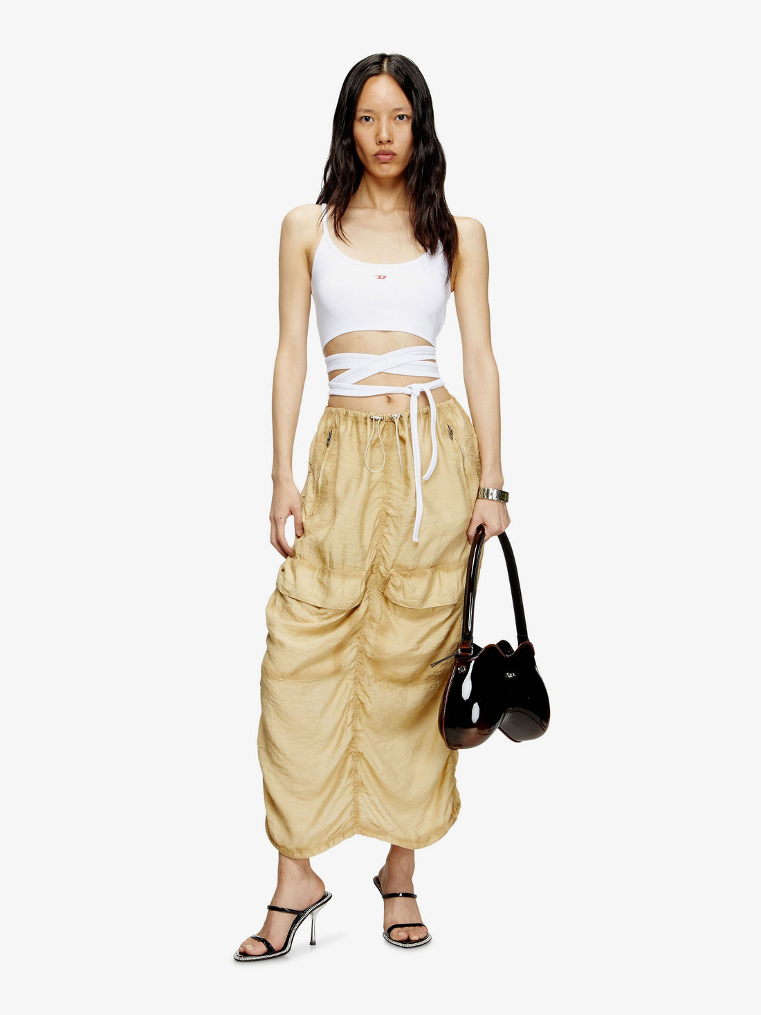 T-Leya-Tail stretch cotton top