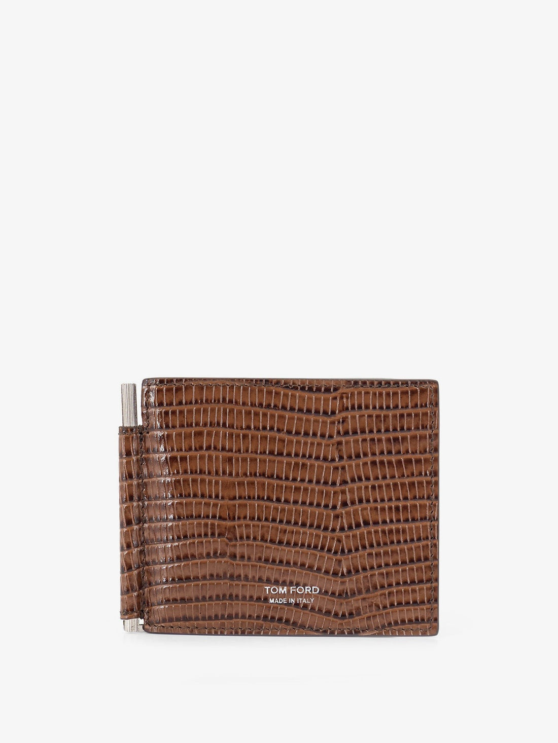 TOM FORD - T-Line Money Clip Leather Wallet CARAMEL UNI