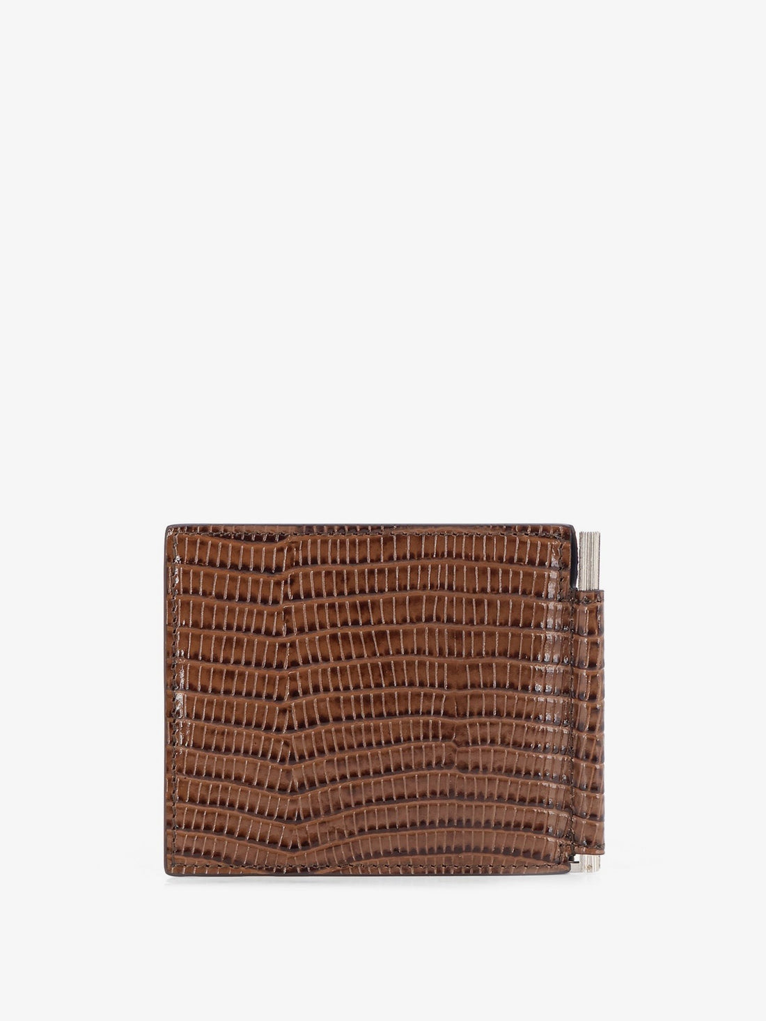 TOM FORD - T-Line Money Clip Leather Wallet CARAMEL UNI