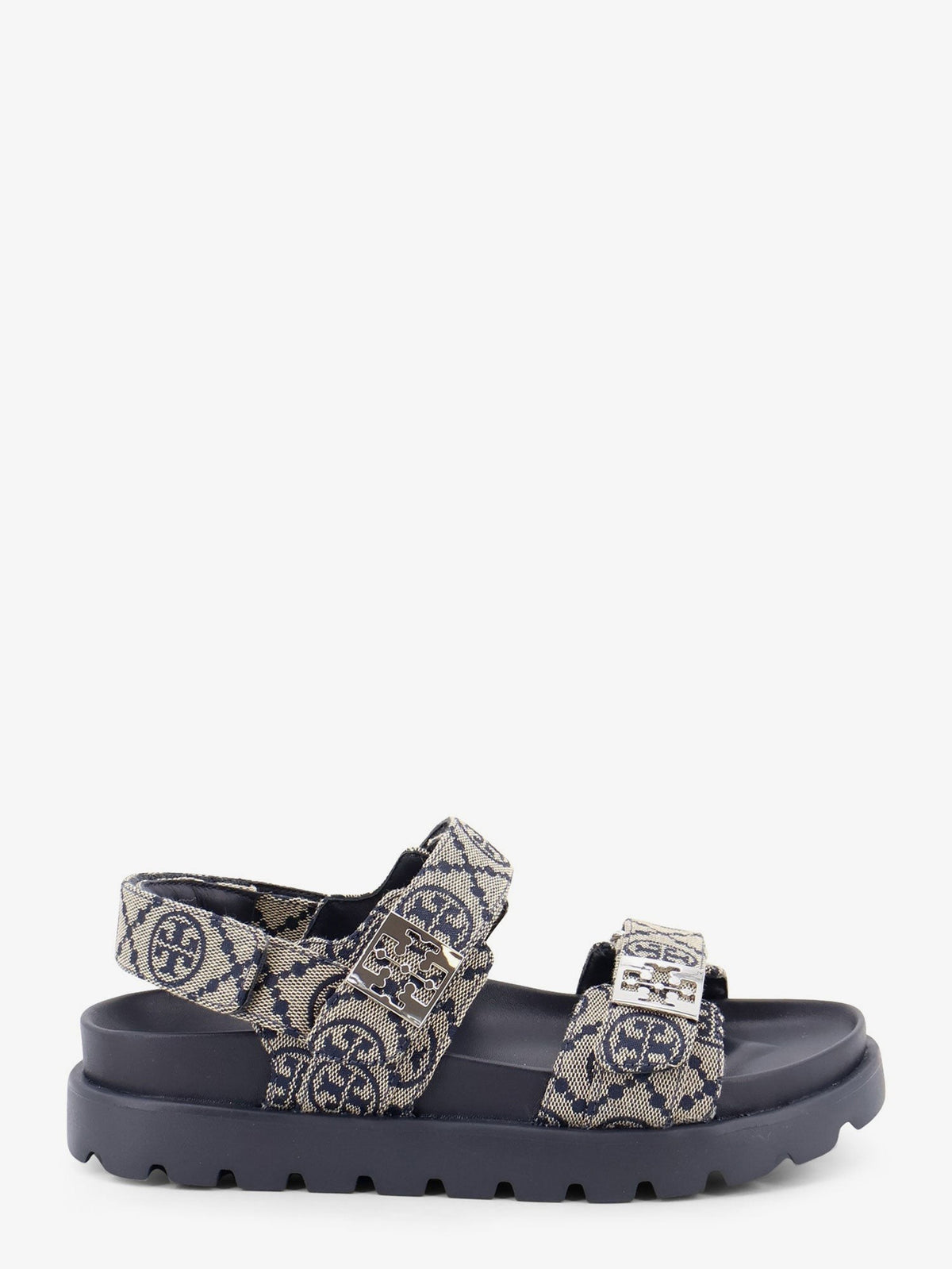 Tory Burch - T Mono Perfect Monogram fabric sandals t-mono-perfect-monogram-fabric-sandals_f75e786e-c68b-4f0a-9fa4-dda5d4c43745
