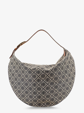 T Monogram Balloon jacquard fabric shoulder bag