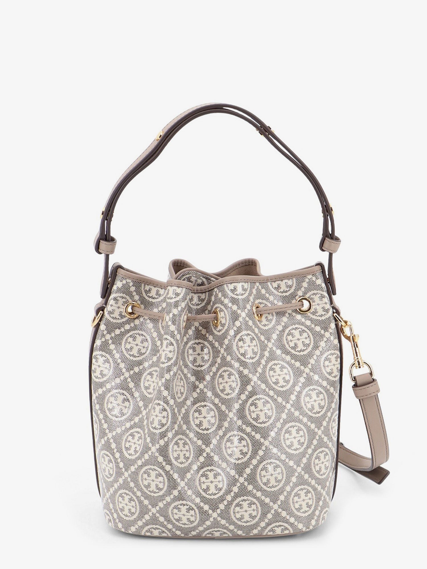 Tory Burch Tory Burch - T Monogram coated canvas bucket bag
