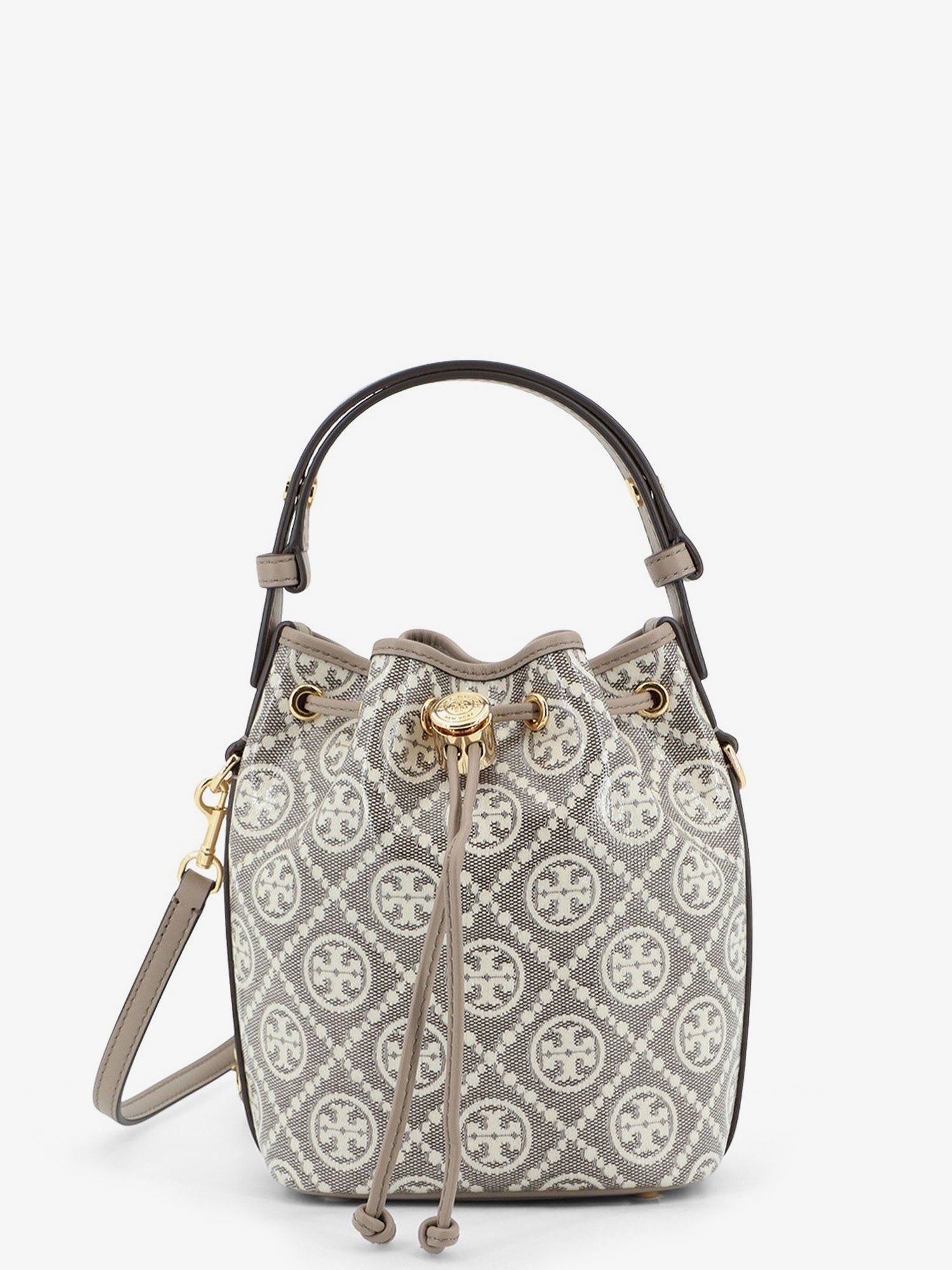 Tory Burch Tory Burch - T Monogram coated canvas bucket bag