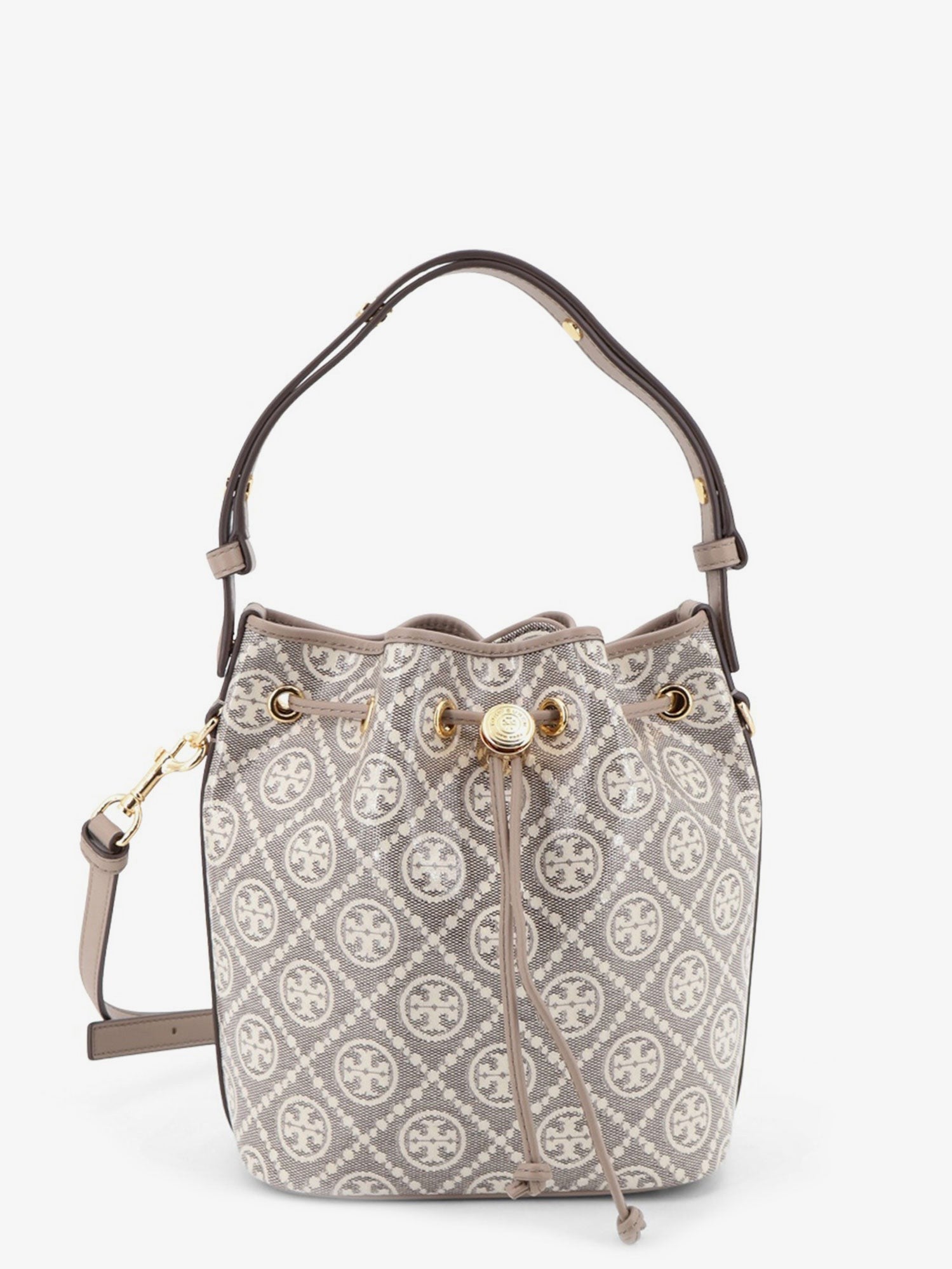 Tory Burch Tory Burch - T Monogram coated canvas bucket bag