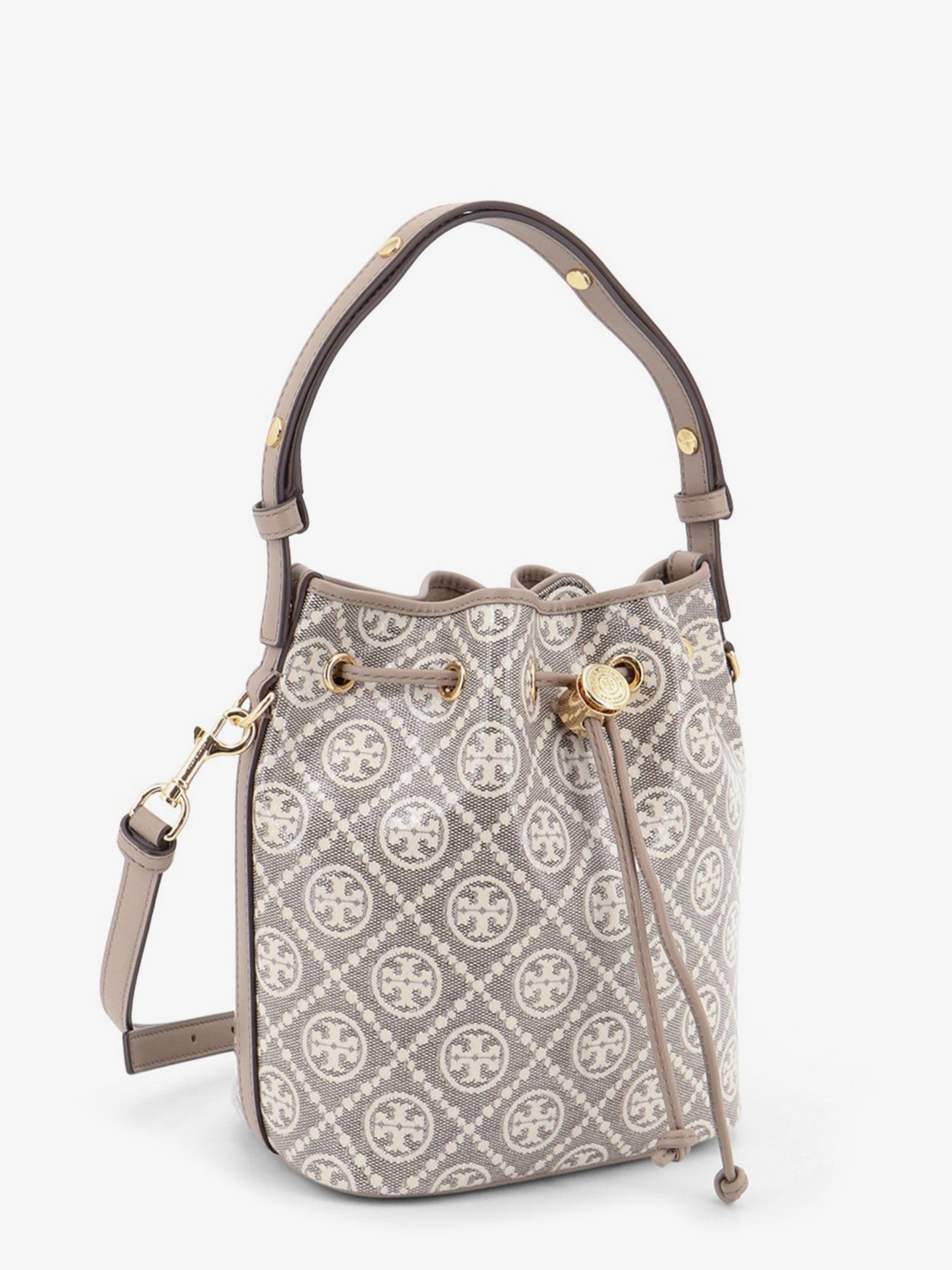 Tory Burch Tory Burch - T Monogram coated canvas bucket bag