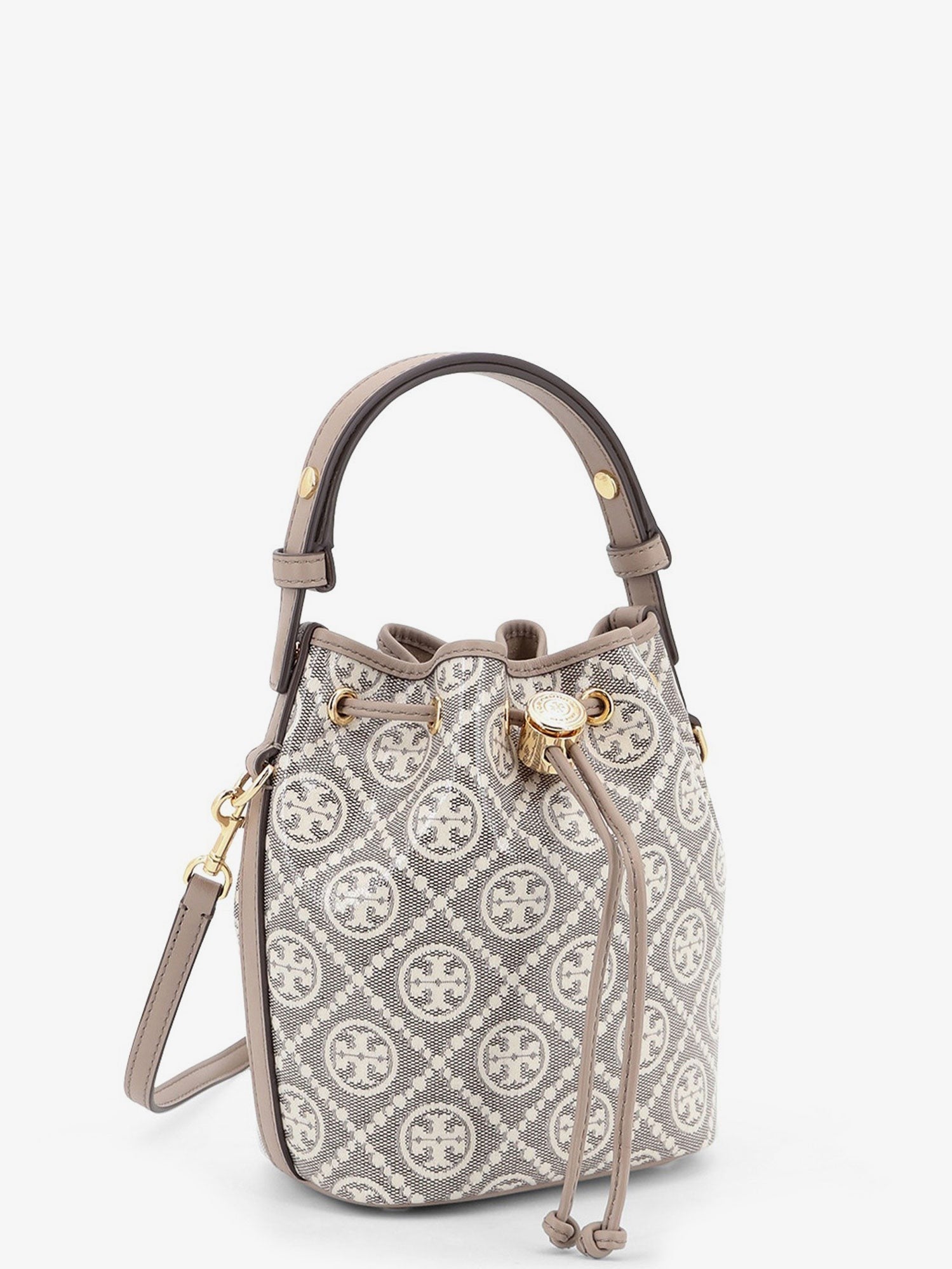 Tory Burch Tory Burch - T Monogram coated canvas bucket bag