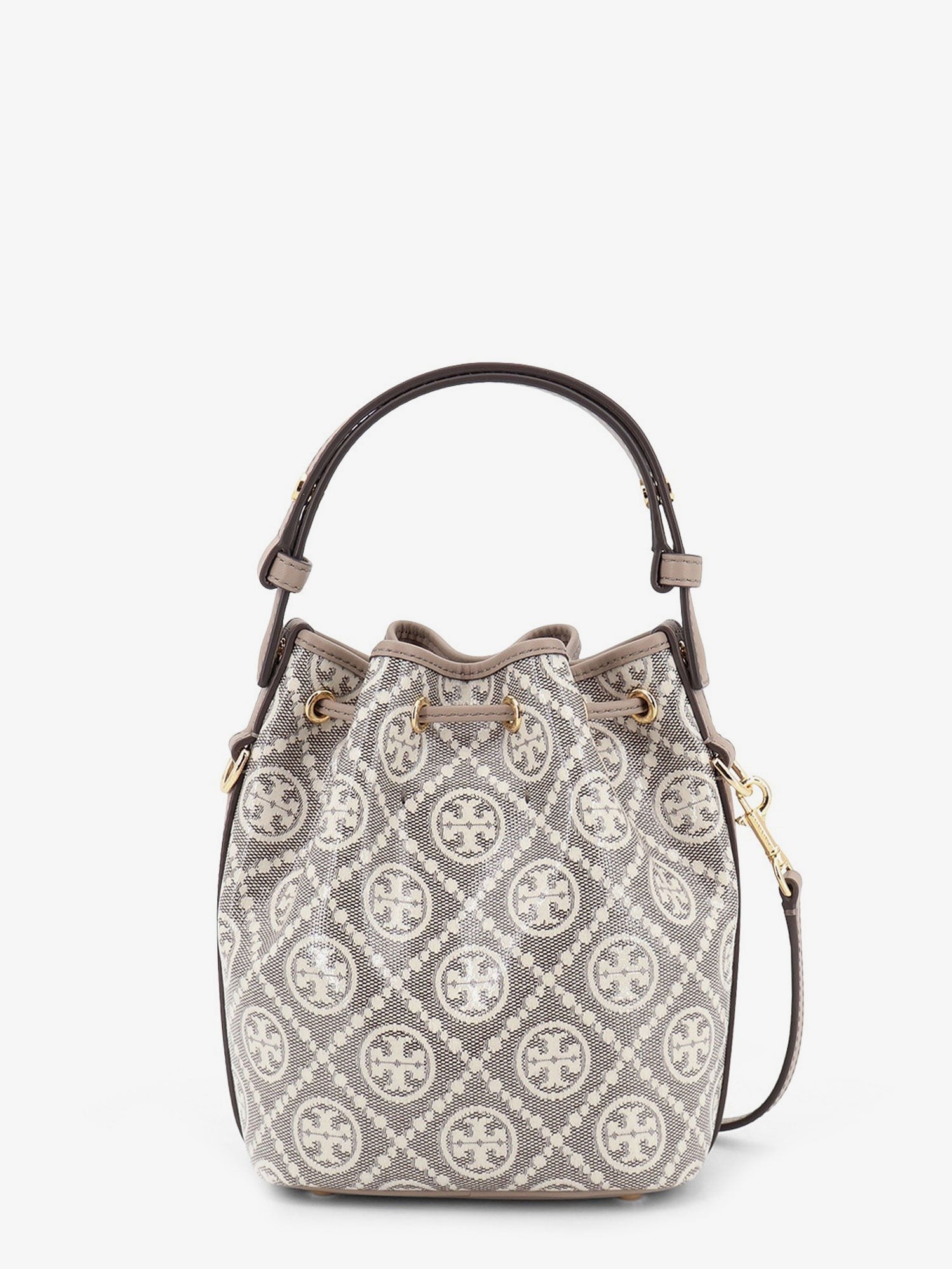 Tory Burch Tory Burch - T Monogram coated canvas bucket bag