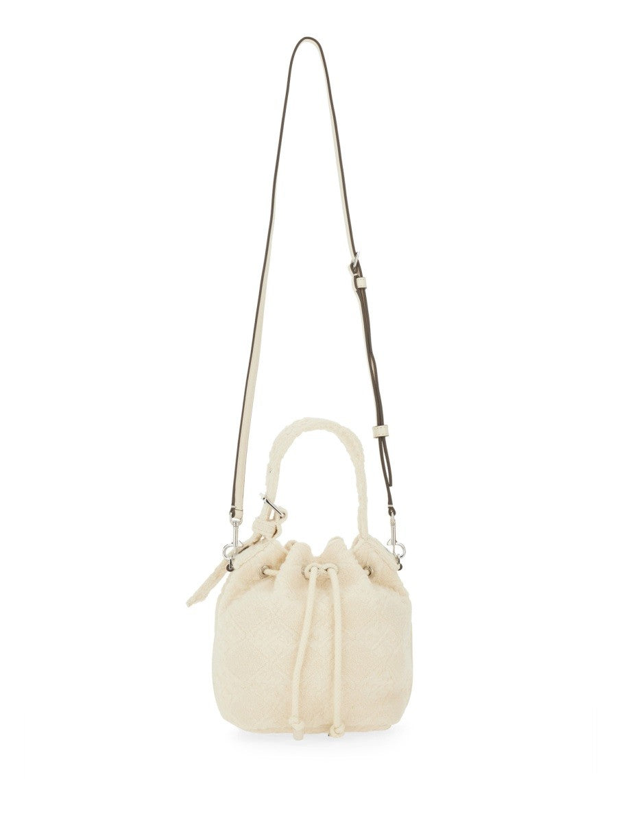 "T MONOGRAM" MINI BUCKET BAG