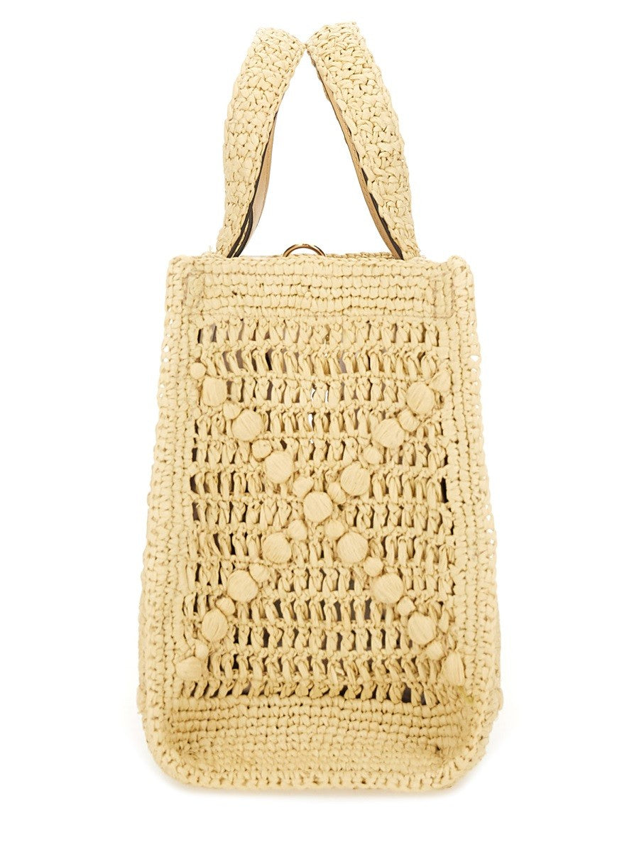 T MONOGRAM SHOPPING BAG