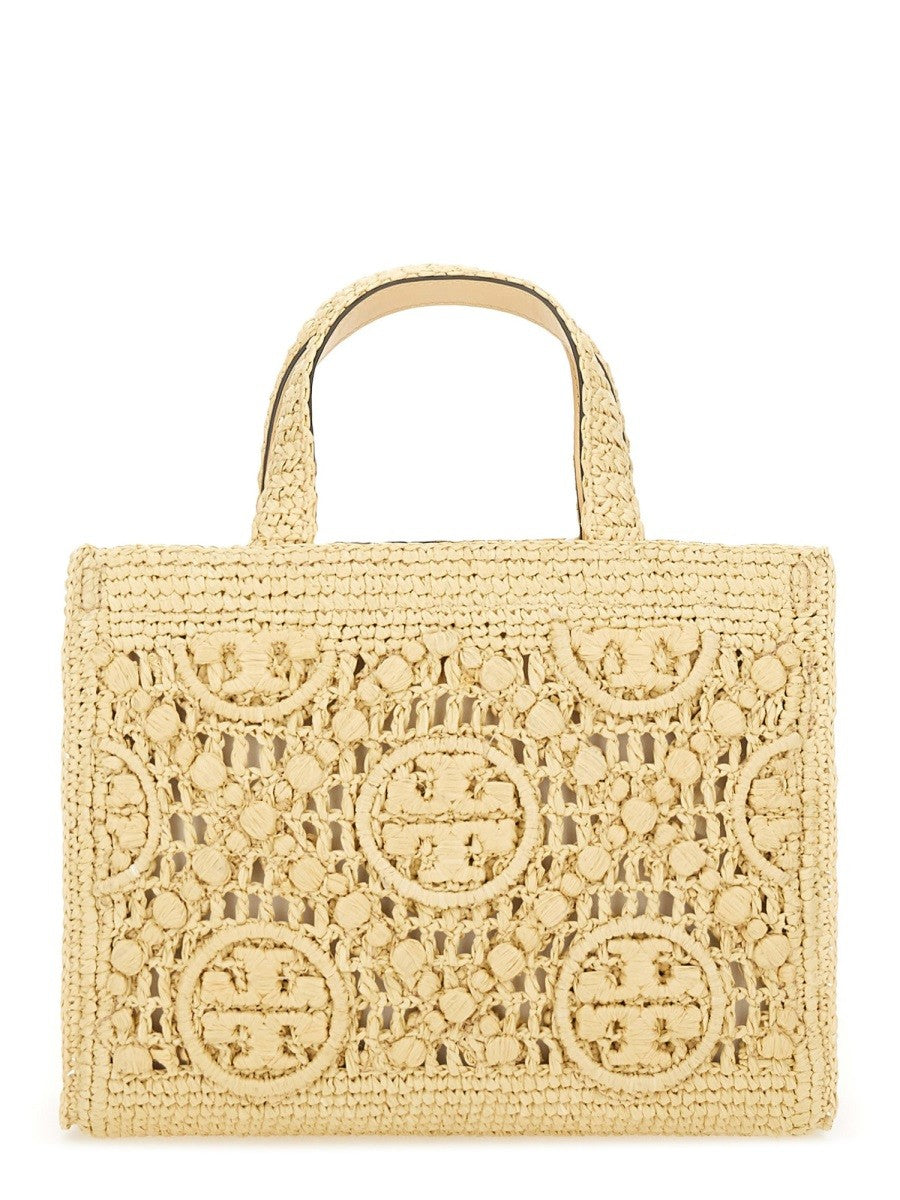 T MONOGRAM SHOPPING BAG