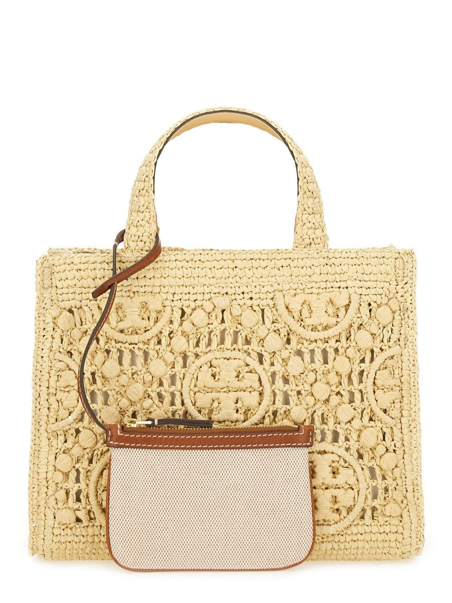 T MONOGRAM SHOPPING BAG