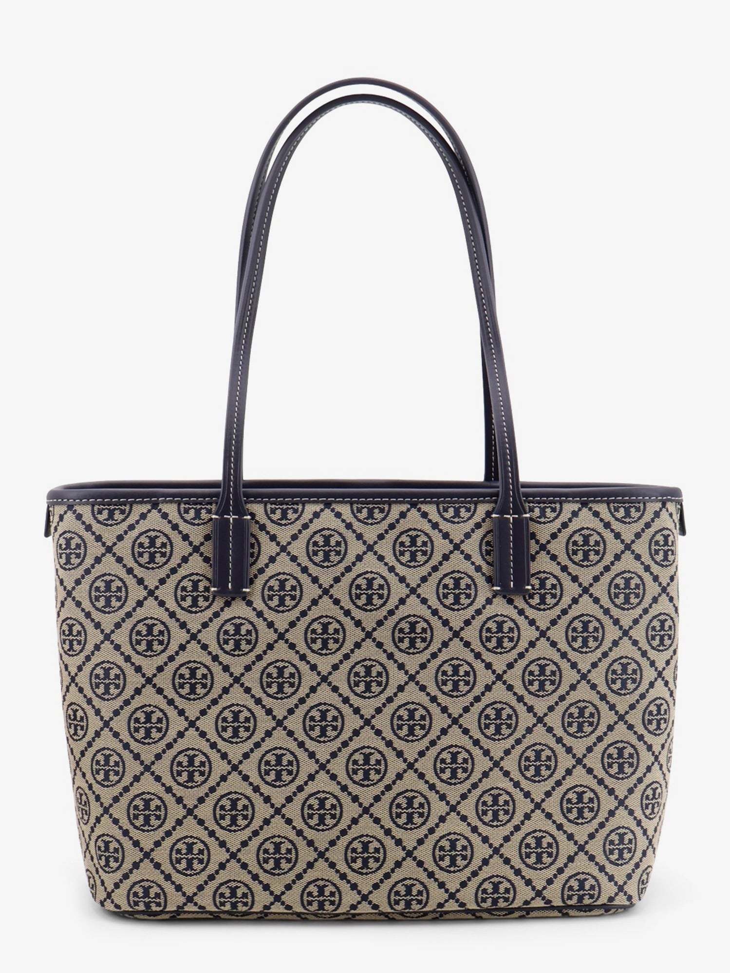 Tory Burch - T Monogram Small Zip coated canvas shoulder bag