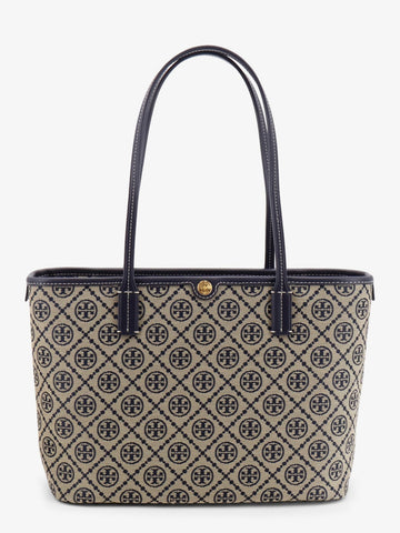 Tory Burch - T Monogram Small Zip coated canvas shoulder bag