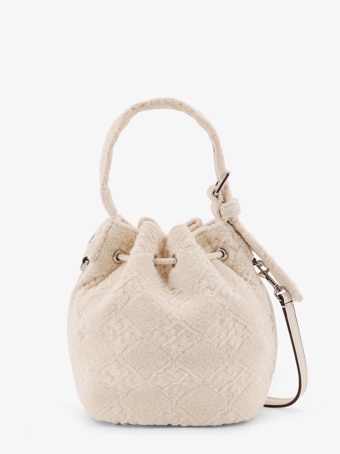 T Monogram Terry Mini canvas bucket bag