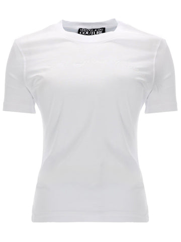 Versace Jeans Couture - T-SHIRT CON LOGO GLITTERATO t-shirt-con-logo-glitterato_ade3b37a-a540-44df-aa08-34f5a27bcb57