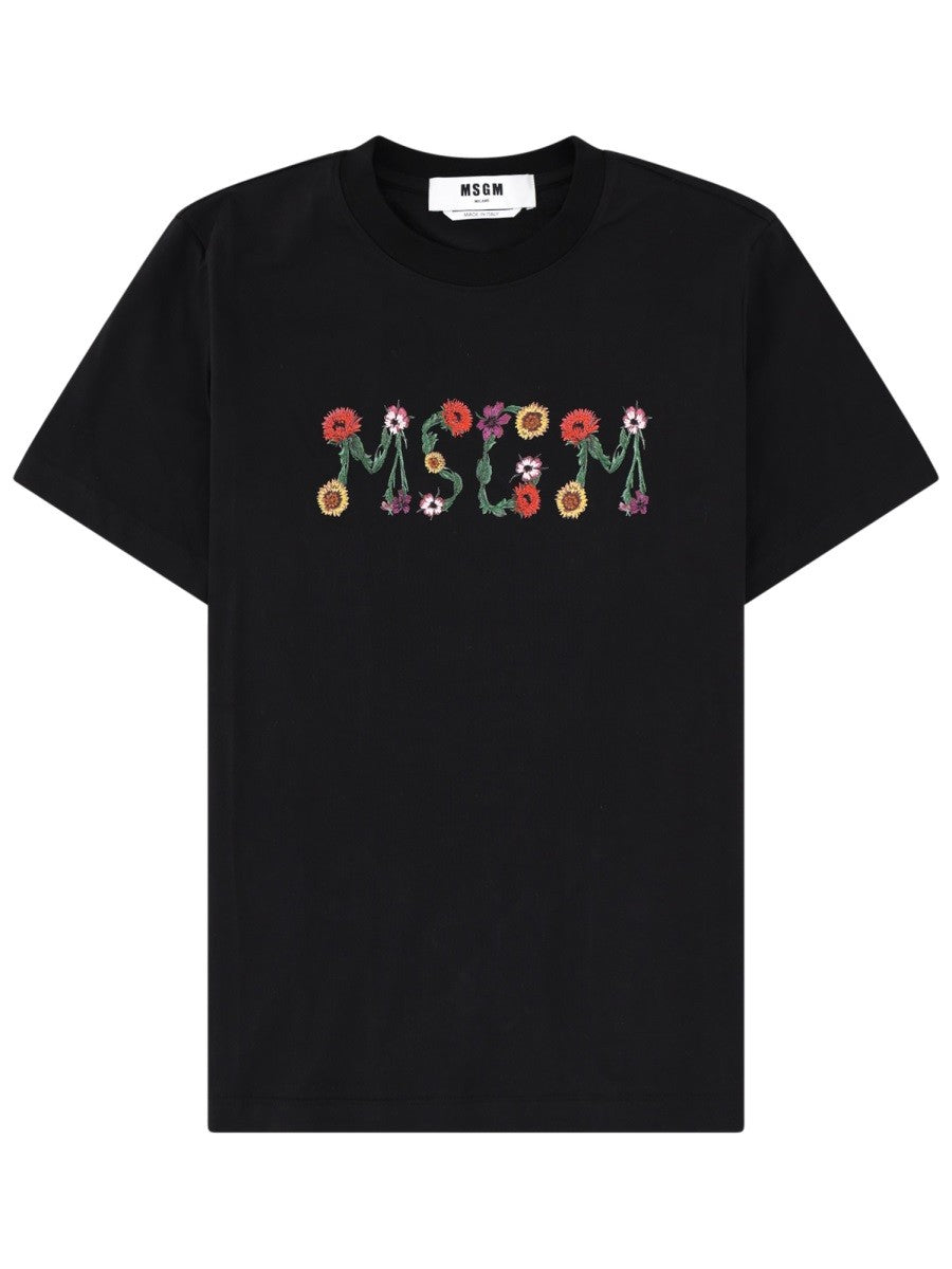 msgm - T-SHIRT CON LOGO t-shirt-con-logo_3b3086e4-c1e8-4eb4-9a79-8a43914fd56c