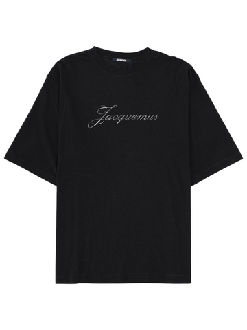 JACQUEMUS - T-shirt with Logo Black S