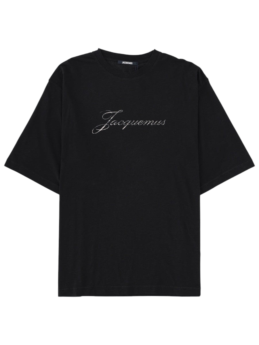 JACQUEMUS - T-shirt with Logo Black S