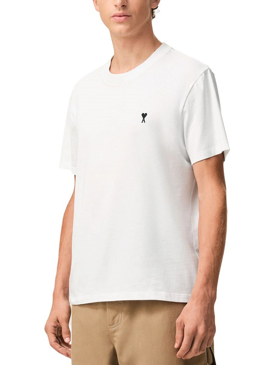 AMI PARIS - T-SHIRT CON LOGO White