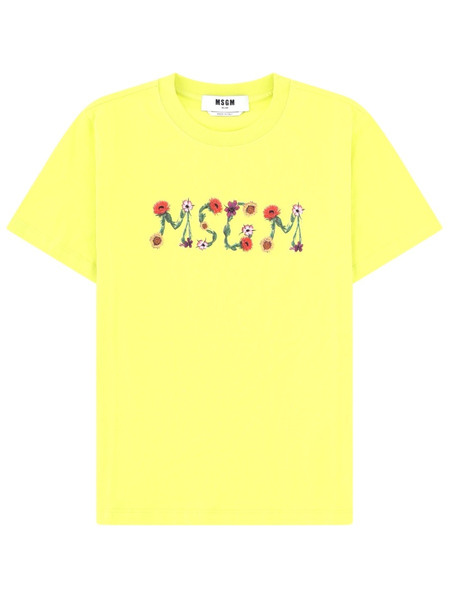 msgm msgm - T-SHIRT CON LOGO