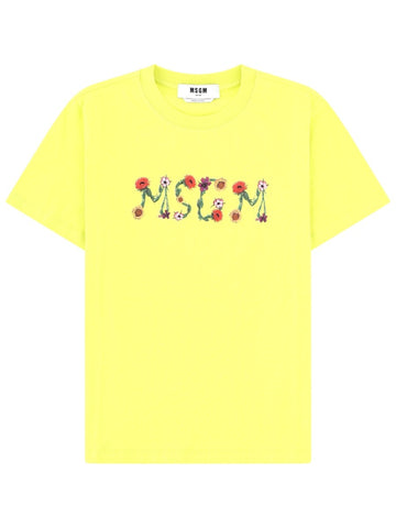 msgm msgm - T-SHIRT CON LOGO
